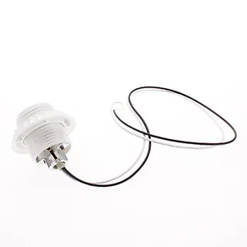 IWHD DIY Douille Ampulla E27 Lámpa tartó Drót Fehér szín Illik, E27 Foglalat Lampholder